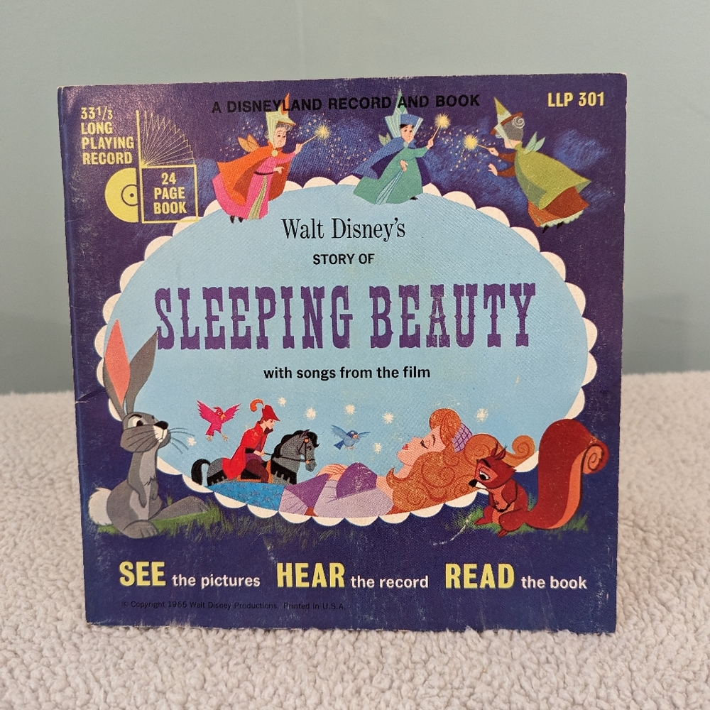 Sleeping Beauty - Disney Vintage 33 1/3 Record & Story Book